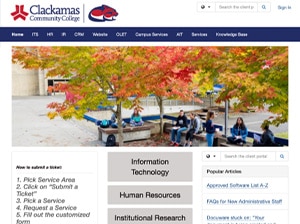 self-service portal clackamas