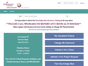 Self-service portal Covenant