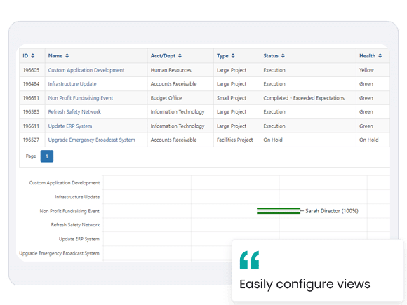 PPM - Dashboards and Reports